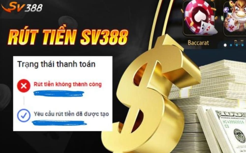 Những lưu ý khi tiến hành rút tiền SV388